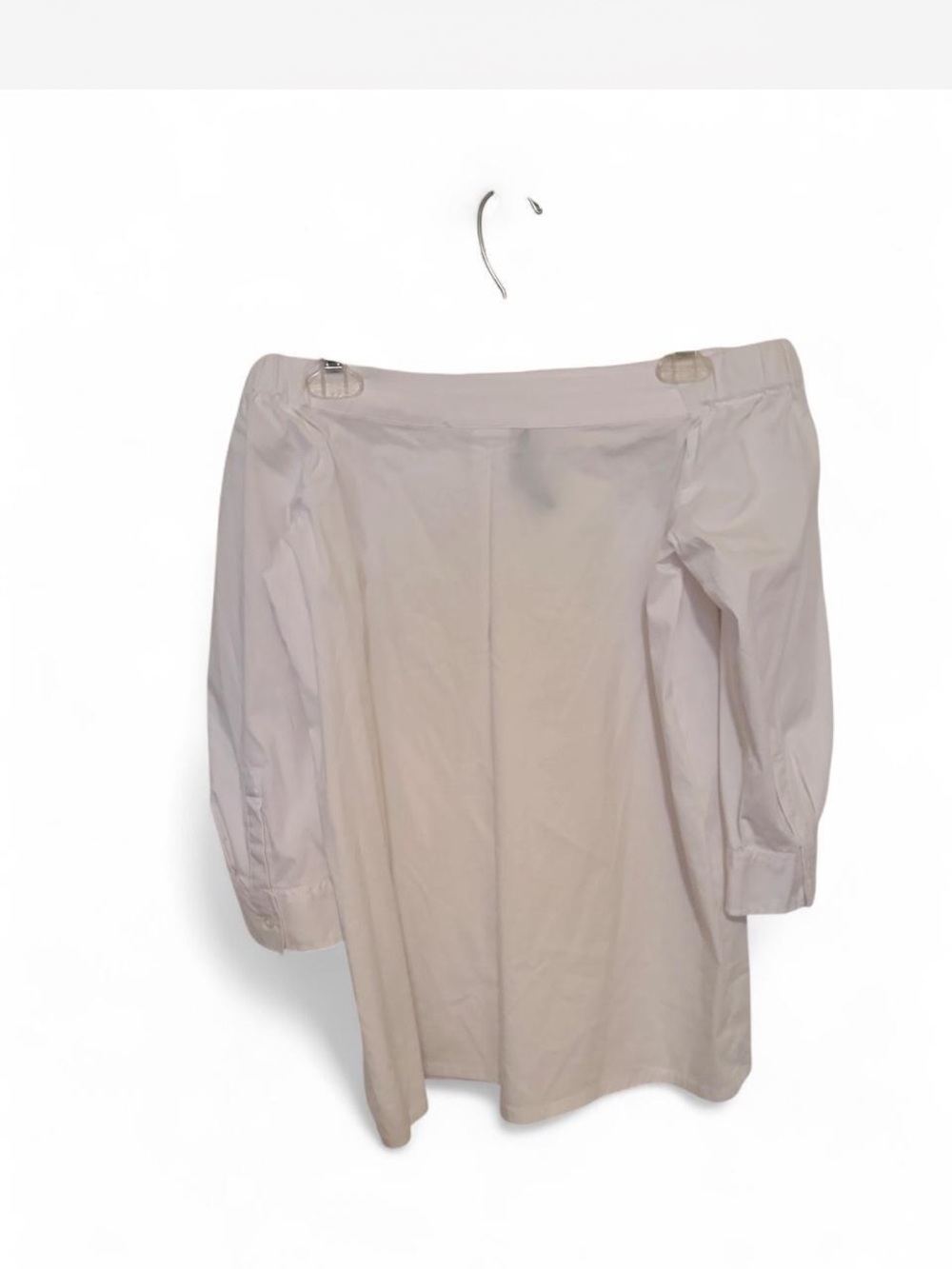 Off-Shoulder White Women's Skirt